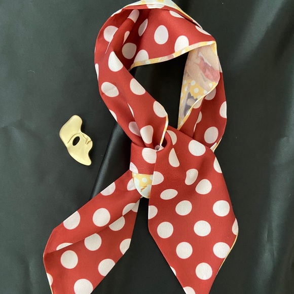 Polka Dots Bakery Narrow Silky Scarf - Picture 8 of 8